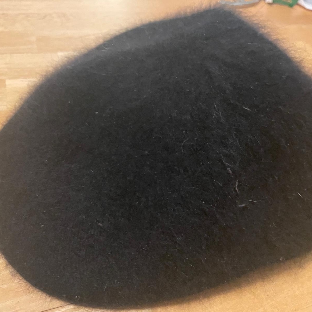 Kangol Black Fuzzy Hat